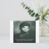 Ida B - het Citaat van Wells & van de Waarheid Briefkaart (Staand voorkant)