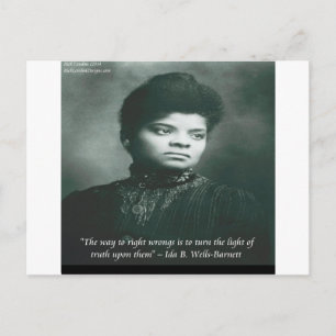 Ida B - het Citaat van Wells & van de Waarheid Briefkaart