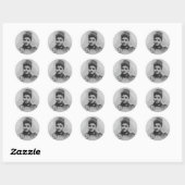 Ida B Wells-Afbeelding Ronde Sticker (Vel)