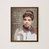 IDA B Wells and "Truth" Quote Legpuzzel (Verticaal)