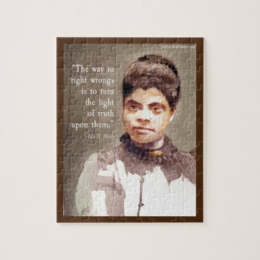 IDA B Wells and "Truth" Quote Legpuzzel (Verticaal)