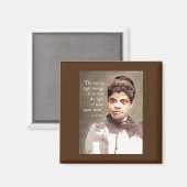 IDA B Wells and "Truth" Quote Magneet (Voorkant / Achterkant)