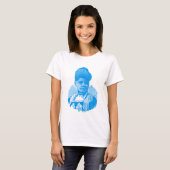 Ida B. Wells-Barnett Pop Art Portret T-shirt (Voorkant volledig)