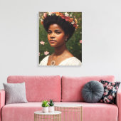 Ida B Wells Bloemenkunst eerbetoon Canvas Afdruk (Insitu (Woonkamer))