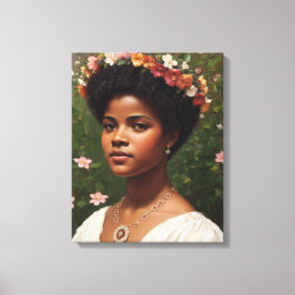 Ida B Wells Bloemenkunst eerbetoon Canvas Afdruk