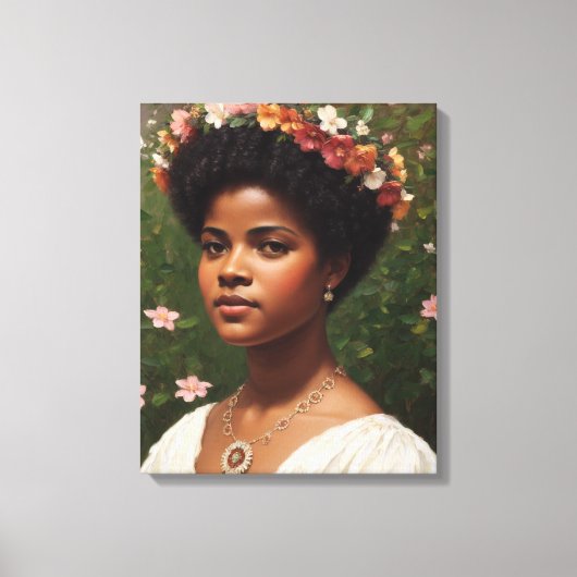 Ida B Wells Bloemenkunst eerbetoon Canvas Afdruk (Voorkant)