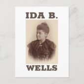 Ida B. Wells Briefkaart (Voorkant)