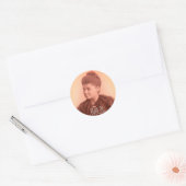 Ida B. Wells Classic Round Sticker (Envelop)