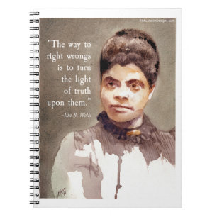 Ida B Wells en het "juiste & verkeerde Citaat" Notitieboek