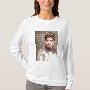 Ida B Wells En "Waarheid" Citaat T-shirt