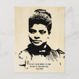 Ida B Wells Licht van Waarheid Quote Briefkaart