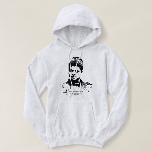 Ida B Wells Licht van Waarheid Quote Hoodie (Design voorkant)