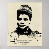 Ida B Wells Licht van Waarheid Quote Poster (Voorkant)