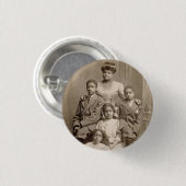 Ida B. Wells met haar Children Civil Rights Leader Ronde Button 3,2 Cm (Voorkant /achterkant)