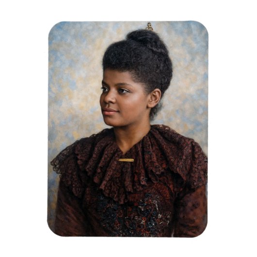 Ida B Wells Painting in Color Magneet (Verticaal)