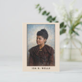 Ida B Wells Portrait Painting Briefkaart (Staand voorkant)