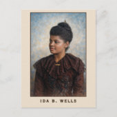 Ida B Wells Portrait Painting Briefkaart (Voorkant)