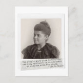 Ida B. Wells Quote - Grote zwarte vrouwen in de ge Briefkaart (Voorkant)