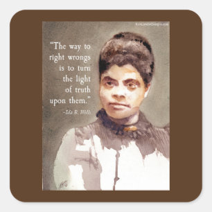Ida B Wells & Quote Stickers