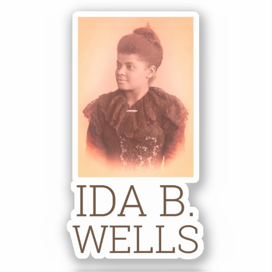 Ida B. Wells Sticker (Voorkant)