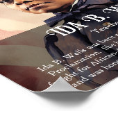 Ida B Wells Zwart Geschiedenis Maand Klaslokaal Poster (Hoek)