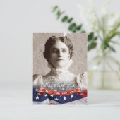 Ida McKinley, First Lady of the U.S. Briefkaart (Staand voorkant)