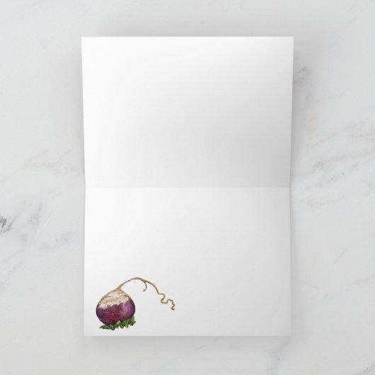 Ida, thuisbasis van de Turnip Festival card Kaart (Binnen)