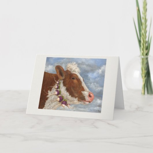 Ida, thuisbasis van de Turnip Festival card Kaart (Voorkant)