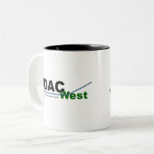 IDAC West Coffee Cup Tweekleurige Koffiemok (Voorkant links)