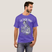 Idackhat Grappig Skelet Lasser Halloween Lassen P T-shirt (Voorkant volledig)