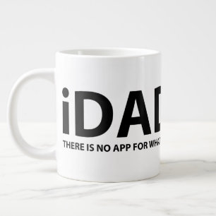 "iDAD" 20oz koffie-Mok Grote Koffiekop