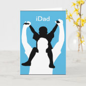 iDad de Grappige Kaart van Vaderdag (Gele Bloem)