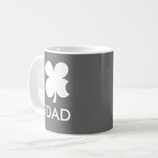 iDad Mok met geluksklaver | Apple Parodie (Voorkant links)