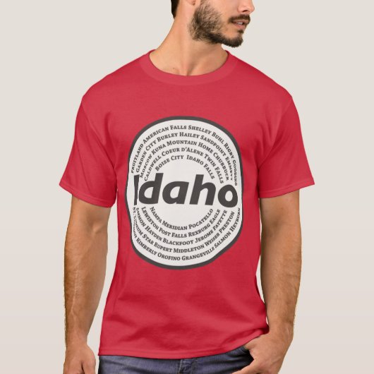 Idaho 12 t-shirt (Voorkant)