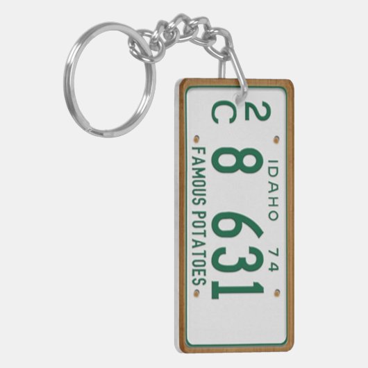 Idaho 1974 Bord Sleutelhanger (Voorkant Links)