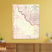 Idaho 2 canvas afdruk (Insitu (Woonkamer))