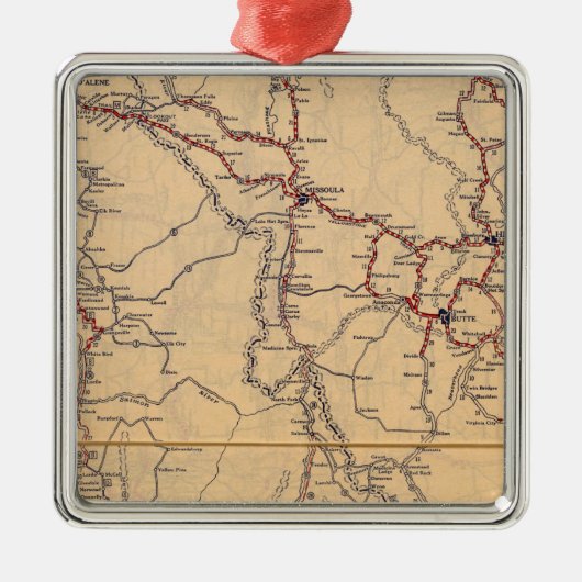 Idaho 2 metalen ornament (Voorkant)