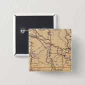 Idaho 2 vierkante button 5,1 cm (Voorkant /achterkant)