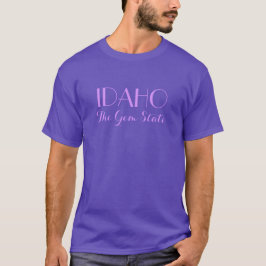 IDAHO aangepaste tekstkleding T-shirt