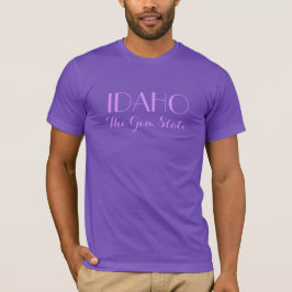 IDAHO aangepaste tekstkleding T-shirt