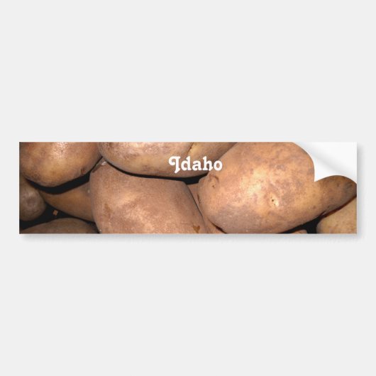Idaho aardappelen bumpersticker (Voorkant)