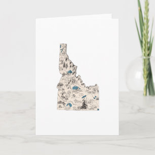 Idaho Afbeelding Kaart Grote Groeten