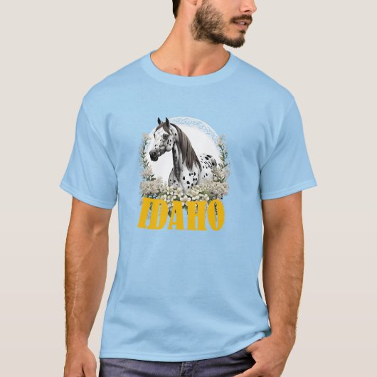 Idaho Appaloosa met Border T-shirt (Voorkant)