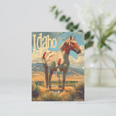 Idaho Appaloosa Paard Briefkaart (Staand voorkant)