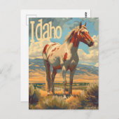 Idaho Appaloosa Paard Briefkaart (Voorkant / Achterkant)