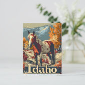 Idaho Appaloosa paard Briefkaart (Staand voorkant)