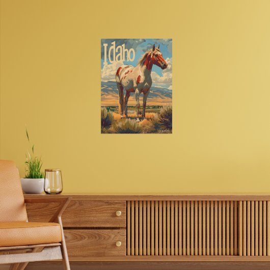 Idaho Appaloosa Paard Poster (Woonkamer 2)