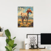 Idaho Appaloosa Paard Poster (Thuiskantoor)