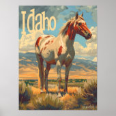 Idaho Appaloosa Paard Poster (Voorkant)