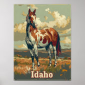 Idaho Appaloosa Paard Poster (Voorkant)